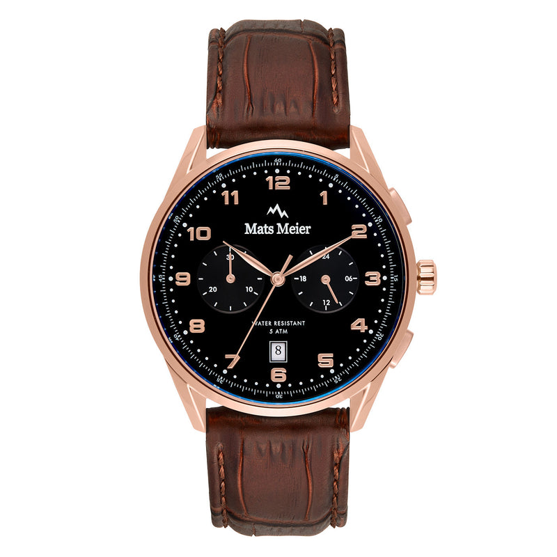 Mats Meier Mont Vélan herren Uhr Braun MM10001-zoom-