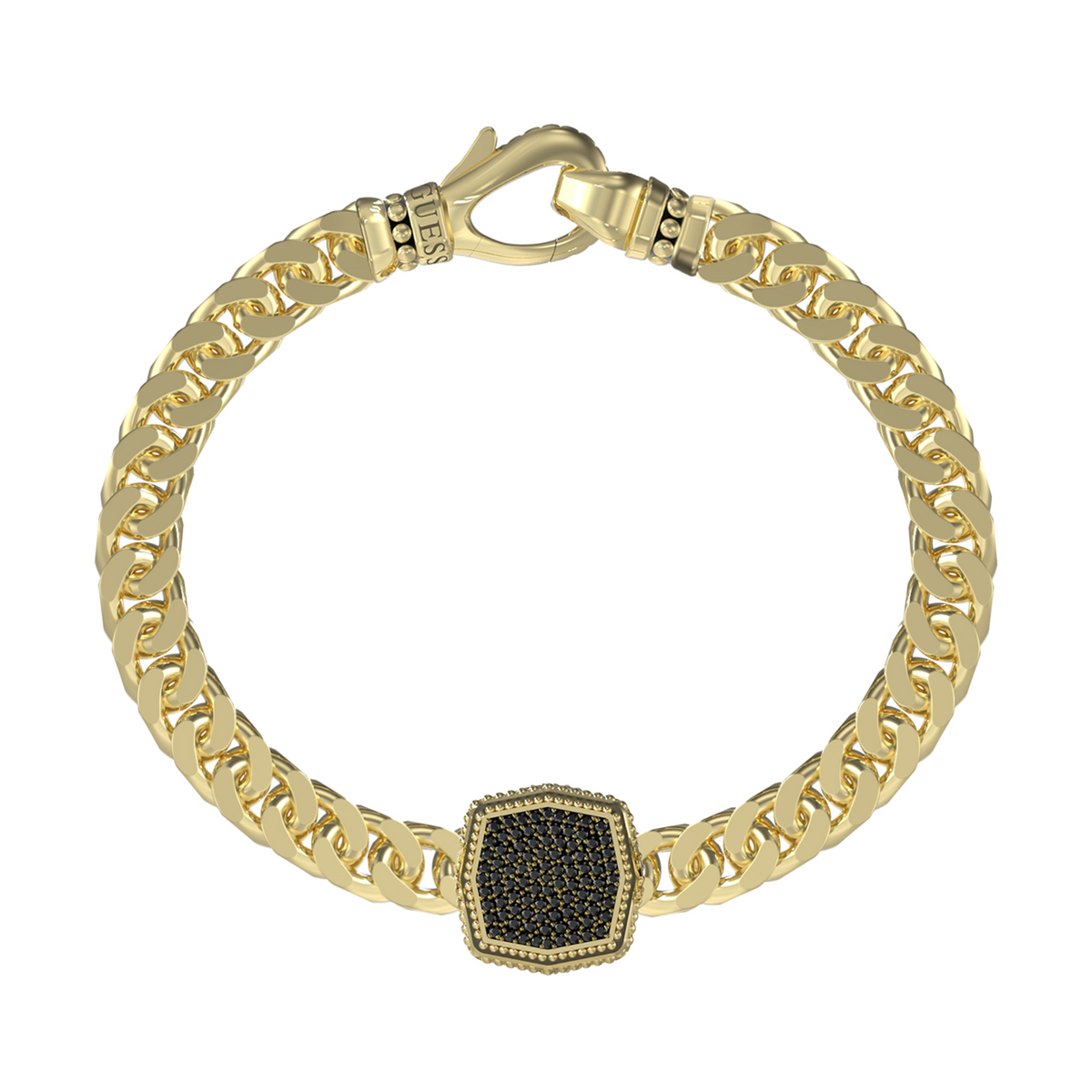 Guess Urban Code Gold-coloured Bracelet With Crystal JUMB06010JWYGS