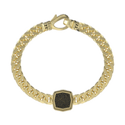 Guess Urban Code Gold-coloured Bracelet With Crystal JUMB06010JWYGS