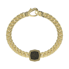 Guess Urban Code Gold-coloured Bracelet With Crystal JUMB06010JWYGS