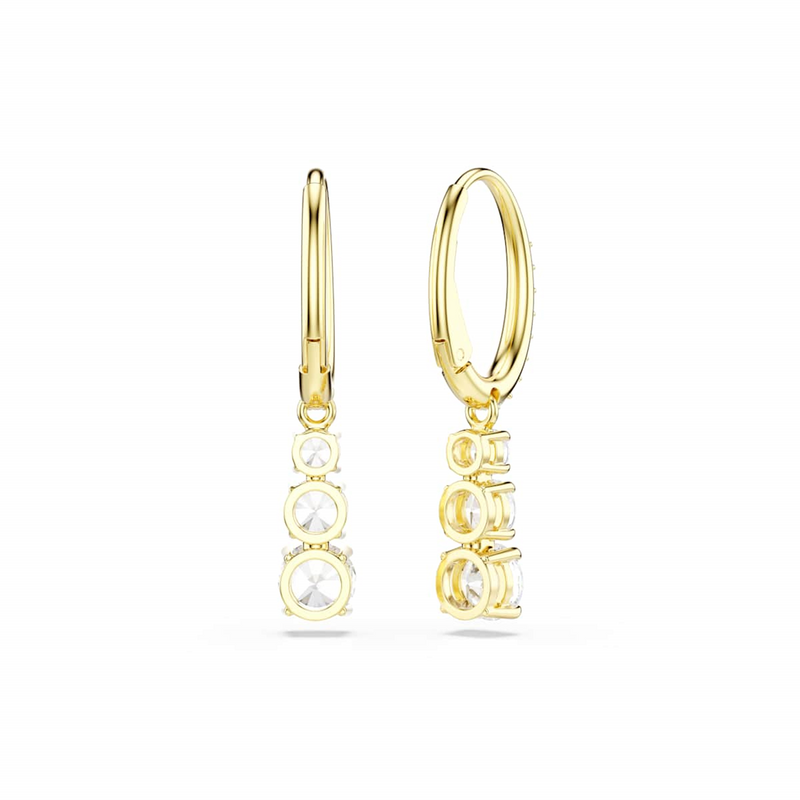 Swarovski Stilla Goldfarbene Ohrringe 5723300-zoom-