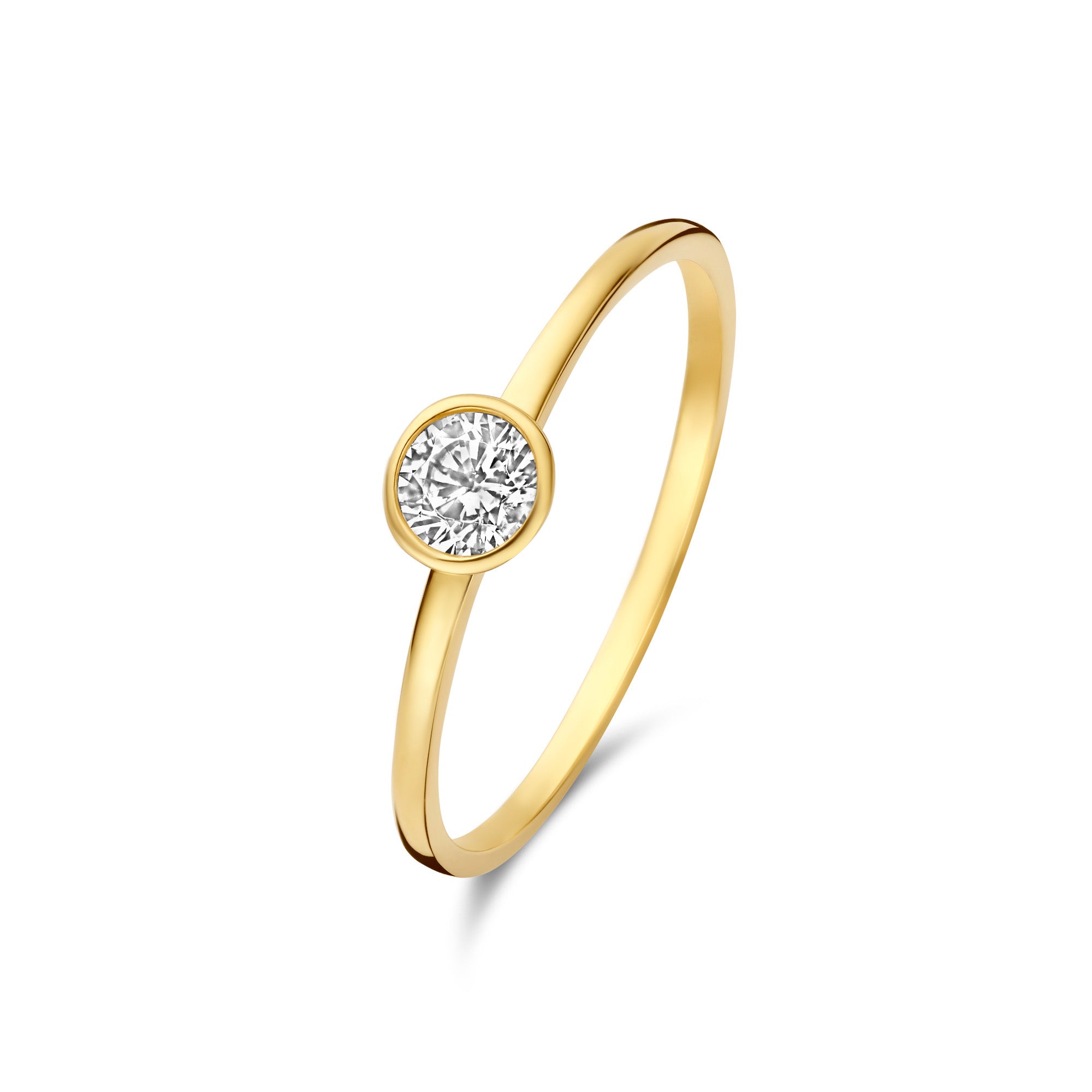 Isabel Bernard Baguette Genevieve 14 Karaat Gouden Ring IB330092-50