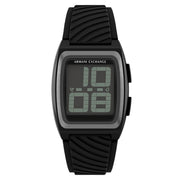 Armani Exchange Oval Black Dial Watch AX2971