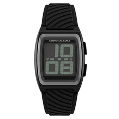 Armani Exchange Oval Black Dial Watch AX2971