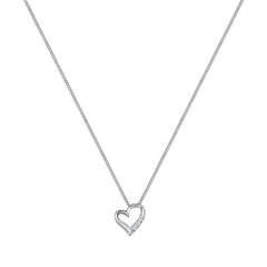Elli 925 Sterling Silver Necklace with Diamond (0.045 ct) 2004-BF-0007552-001