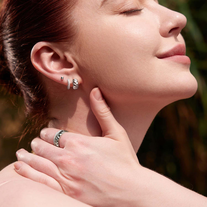 Ania Haie Heart Hunter 925 Sterling Silver Earrings 2002-AH-E057-05H-zoom-