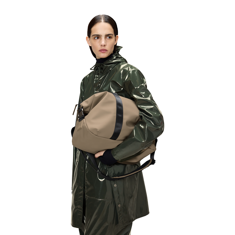 Rains Valera Beige Weekender Bag Small R12880-133-zoom-