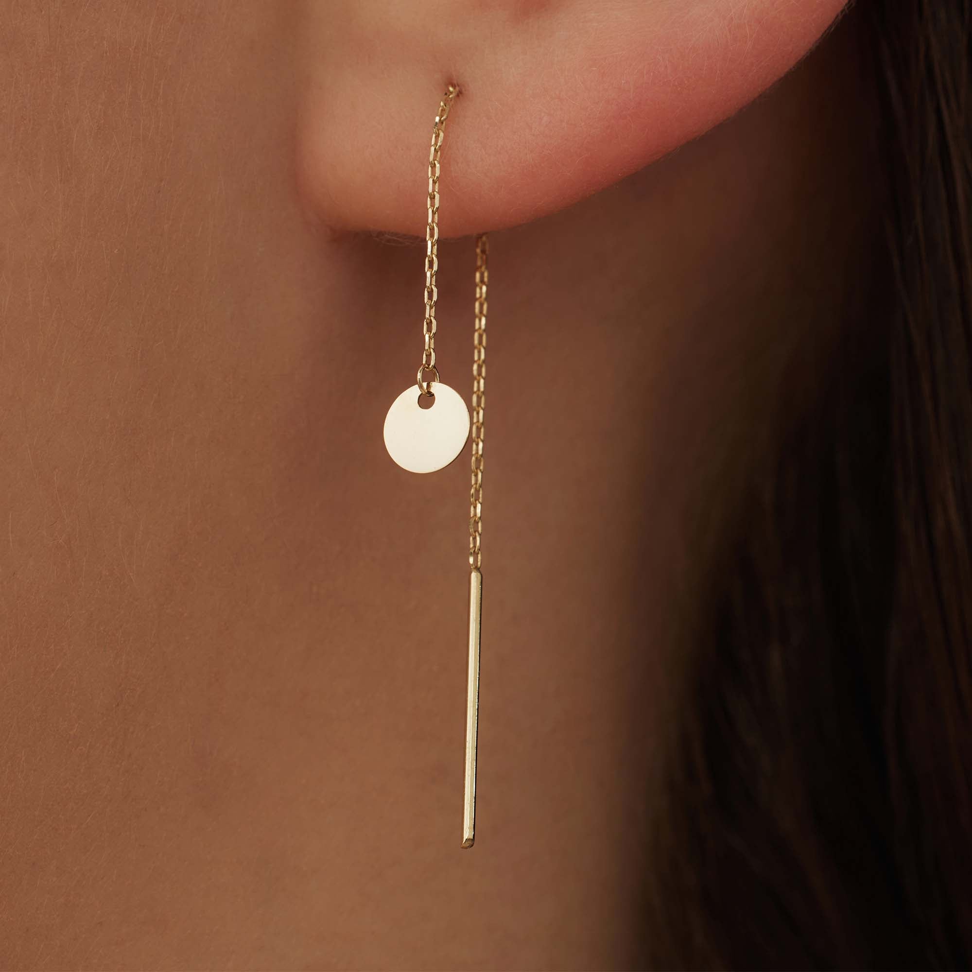 Isabel Bernard Le Marais Jeanne 14 Carat Golden Drop earrings IB360223