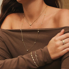 Ania Haie Melodic Poet Gold Sparkling Star Bracelet S AH-B066-04G