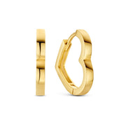 Jackie Gold damen Creolen 585 Gold JKE23.357