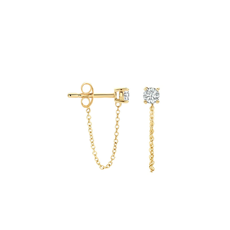Blush 14 Karat Golden Ear Studs 7345YZI-zoom-