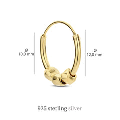 Violet Hamden Sisterhood Feminine 925 sterling Silver Gold-coloured Hoop Earrings VH360023