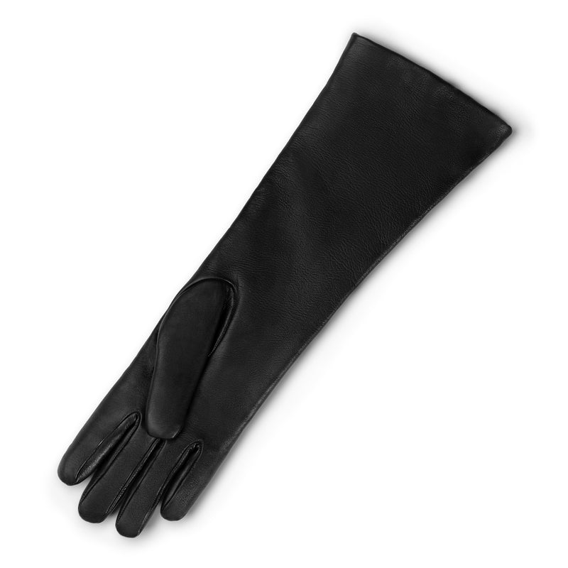 Isabel Bernard Honoré Estelle schwarze Lederhandschuhe aus Ziegenleder IB67005-301-6.5-zoom-