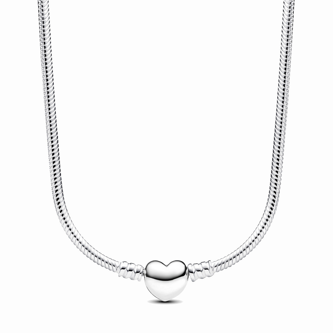 Pandora Moments 925 Sterling Silver Snake Chain Necklace 393091C00-45