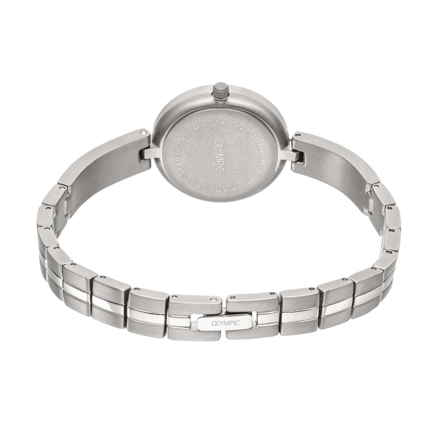 Olympic Titanium Grijs Dames Horloge 2002-OL1DTT002