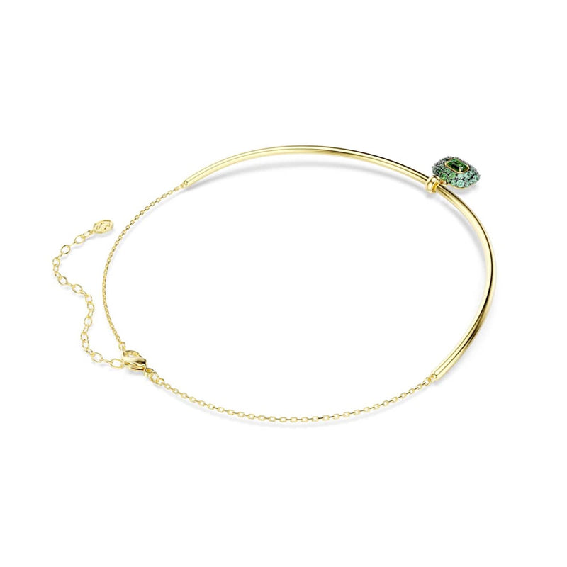 Swarovski Sublima Glam Goldfarbenes Choker mit grünen Akzenten 5760763-zoom-