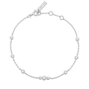 Ania Haie Miss Dainty 925 Sterling Silber Zirkonia Armband AH-B065-03H