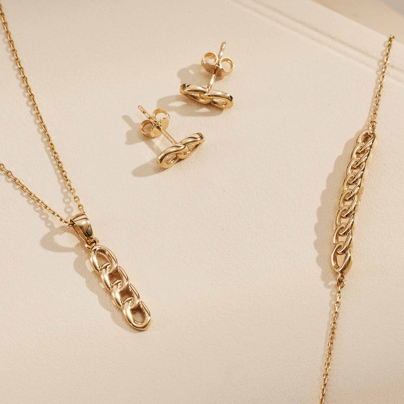 Isabel Bernard Le Marais Regine 14 Karat | Gold Ohrstecker IB360218-zoom-