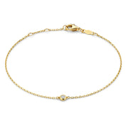 Isabel Bernard De la Paix Alfie 14 Karat | Gold Armband | Diamant 0.05 Karat | IBD320002