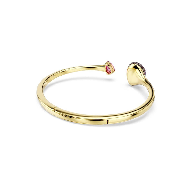 Swarovski Sublima Glam Armreif in Goldoptik mit roten Akzenten 5752896-zoom-