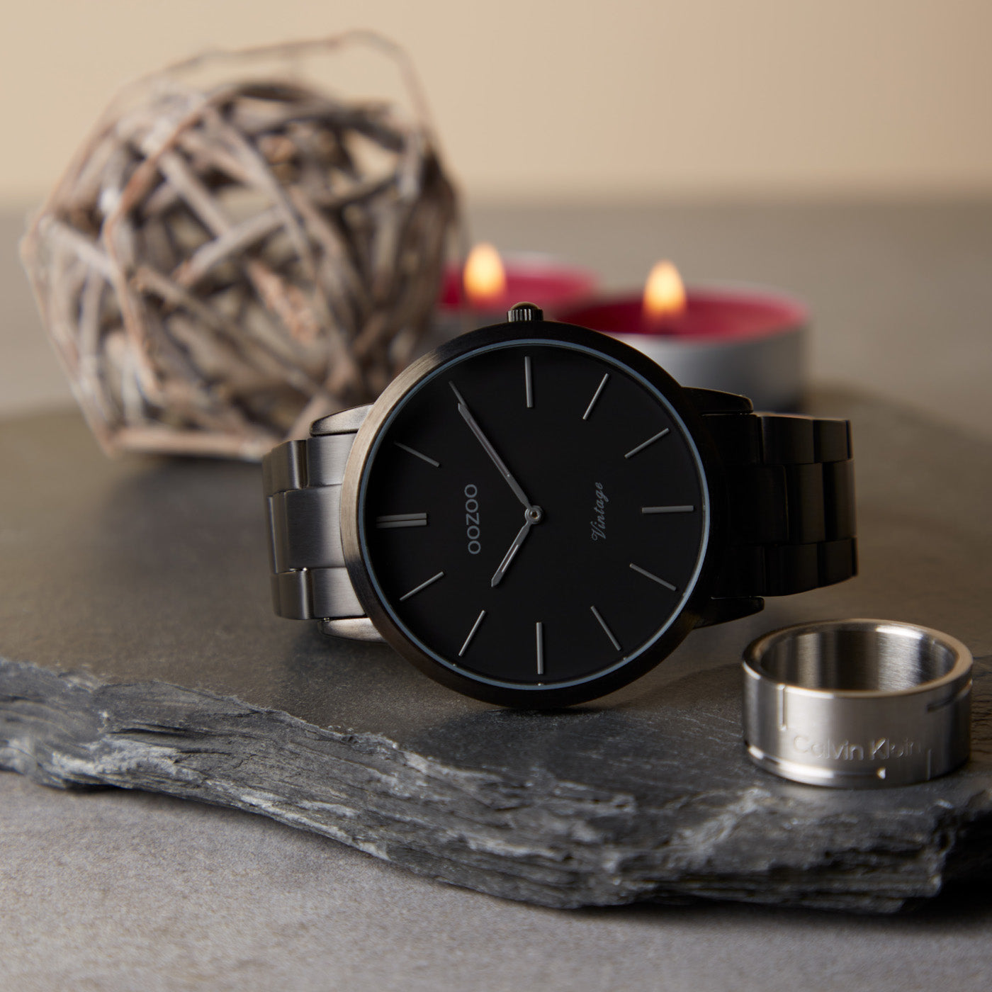 OOZOO Vintage Black Watch C20025