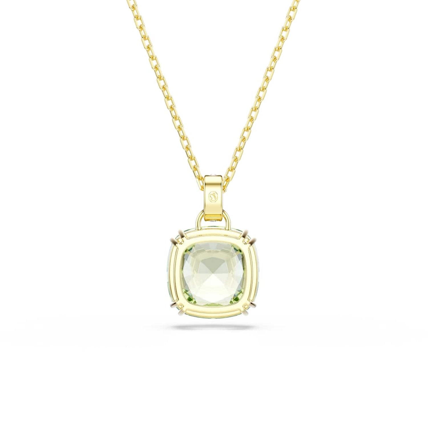 Swarovski Millenia Gold-Tone Necklace with Green Pendant 5764821