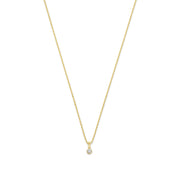 Isabel Bernard De La Paix Inaya 14 Karat | Gold Halskette | Diamant 0.01 Karat | IBD350021