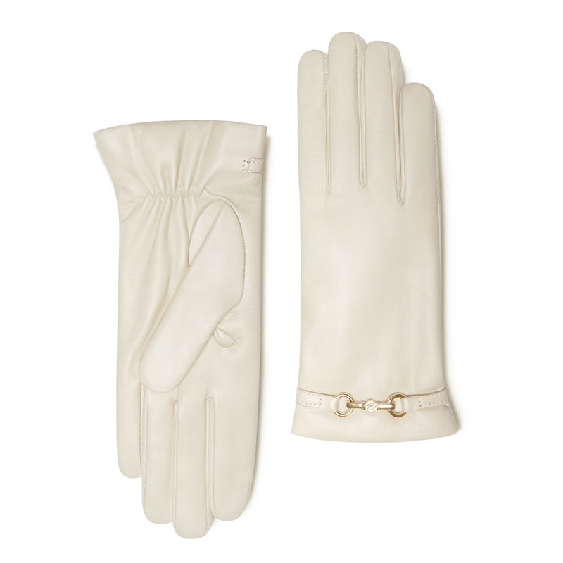 Isabel Bernard Honoré Marcelia Cream Ziegenfell Leder Handschuhe IB67001-372-7-zoom-