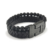 Josh herren Armband Schwarz 24966-BRA-VB/BLACK/L