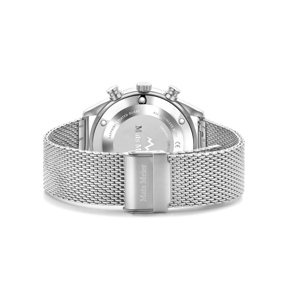 Mats Meier Grand Cornier Chronograph Men's Watch Silver Colored MM00135