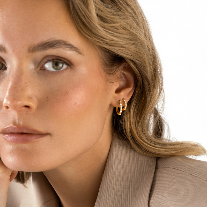 Mockberg Shiny Hoops Medium MO586-zoom-