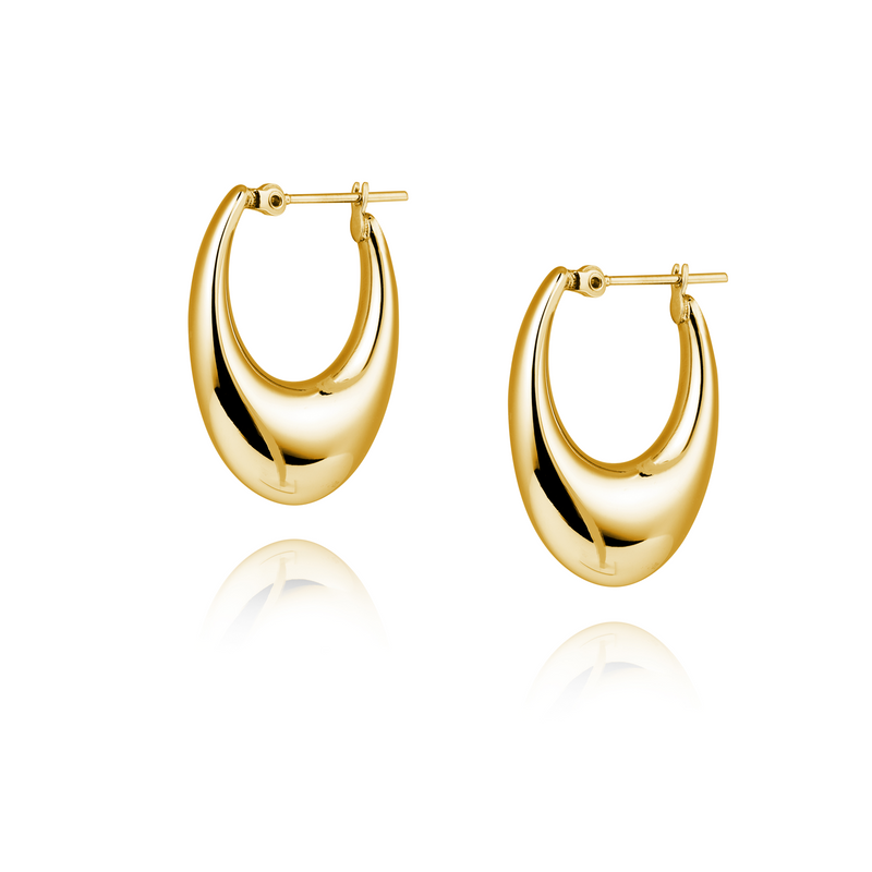 Mockberg Kenza Gold Plated Hoops MB1725-zoom-