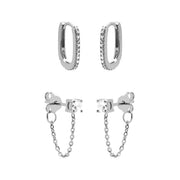 Karma damen Earparty Silber EPV22S