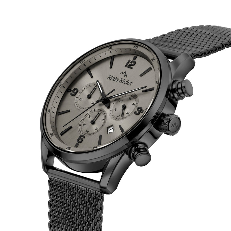 Mats Meier Grand Cornier Chronograph Men's Watch Gun Metal MM00136-zoom-