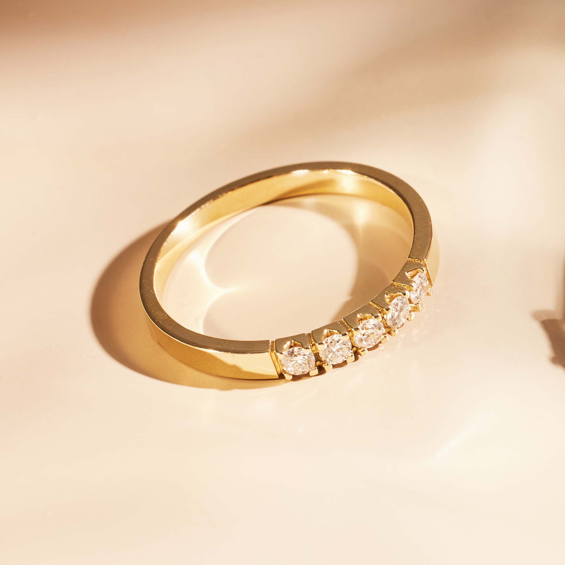 Isabel Bernard De la Paix Madeline 14 Carat Gold Ring | diamond 0.20 ct | IBD330018-48