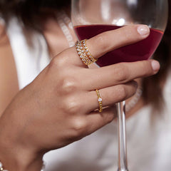 Ania Haie Ania Haie Chic Creator 925 Sterling Silver Ring 2002-AH-R058-08G56