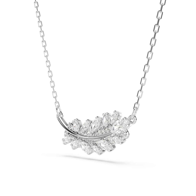 Swarovski Vienna Feather Halskette in Silberoptik 5756111-zoom-