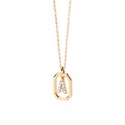 P D Paola Mini Letters damen Kette 750 Vergoldung CO01-512-U