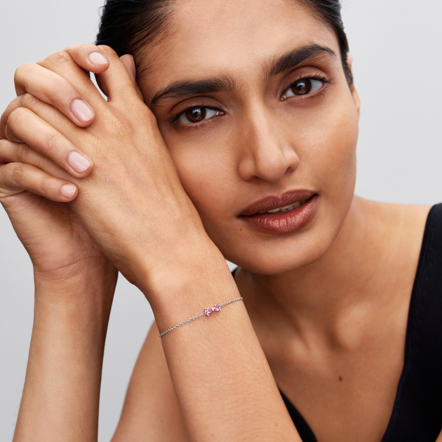 Pandora Timeless 925 Sterling Silver Bow Chain Bracelet 594234C01-20