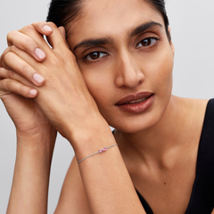 Pandora Timeless 925 Sterling Silver Bow Chain Bracelet 594234C01-20