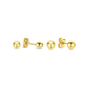 Beloro Jewels Regalo d'Amore 9 Karat Gold Ohrstecker Geschenkset BO90044
