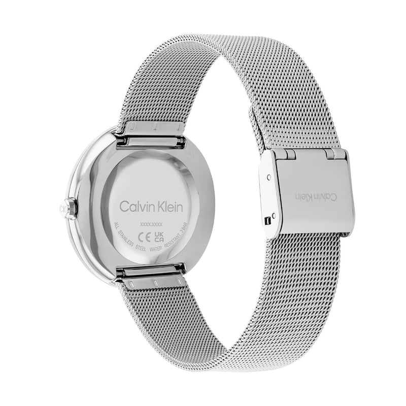 Calvin Klein Twisted Bezel Silver Women's Watch 2002-CK25200011-zoom-