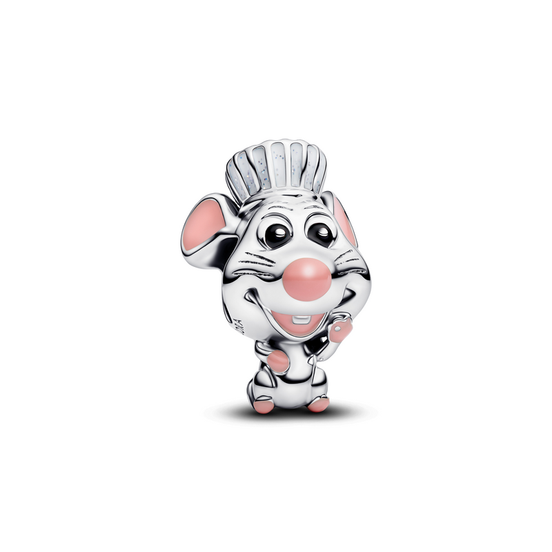 Pandora Collabs 925 Sterling Silver Disney Pixar Remy Charm 794022C01-zoom-