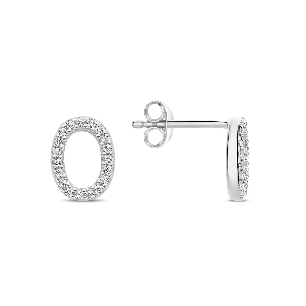 Parte Di Me Bibbiena Poppi Clara 925 Sterling Silver Ear Studs PDM36195