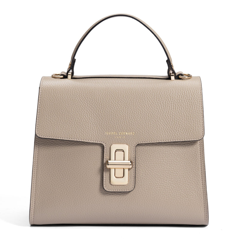 Isabel Bernard Femme Forte Simone Midi Handtasche Taupe IB21127-078-zoom-