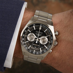 Seiko Chronograph Silver Watch SSB397P1
