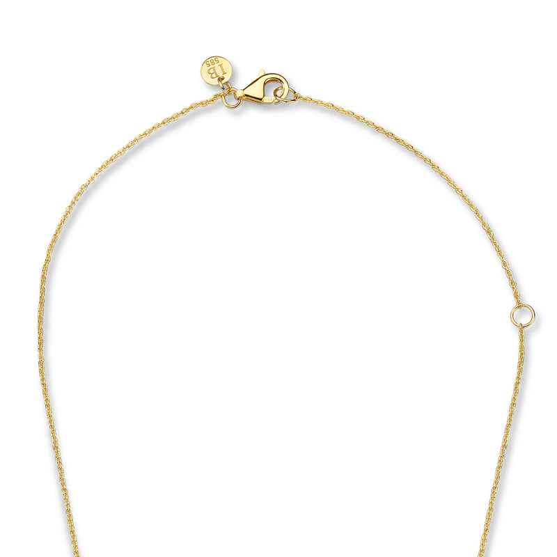 Isabel Bernard Belleville Luna 14 Karat | Gold Halskette IB340024-zoom-