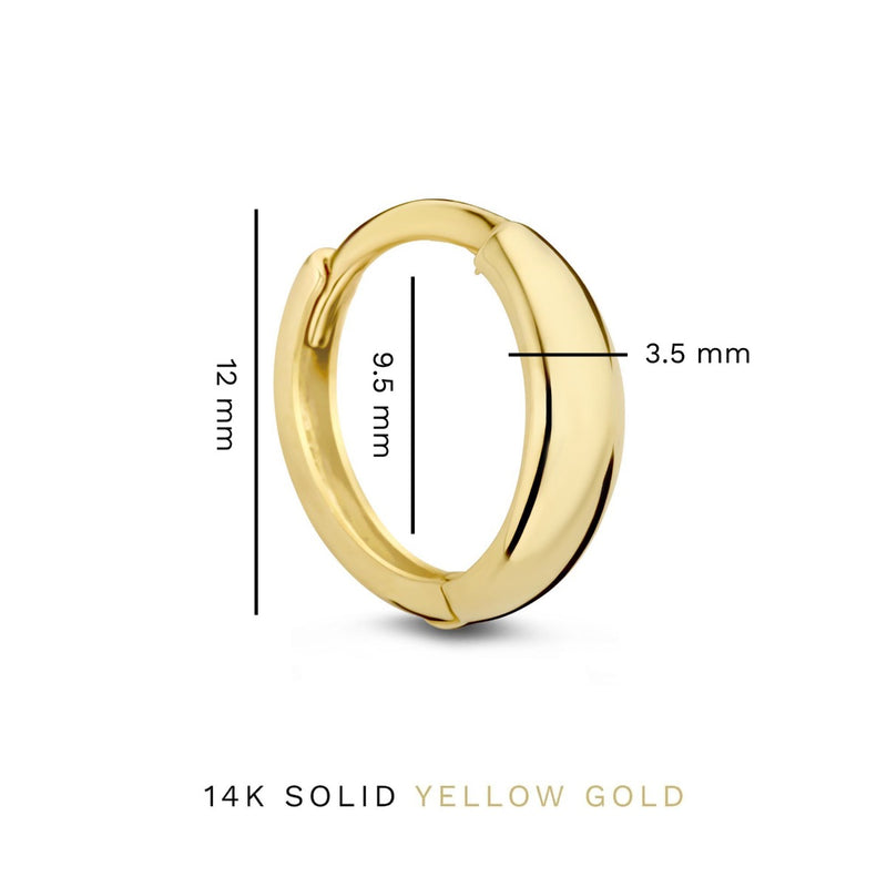 Isabel Bernard Rivoli Morgane 14 Karat | Gold Reif-Ohrringe IB360247-zoom-