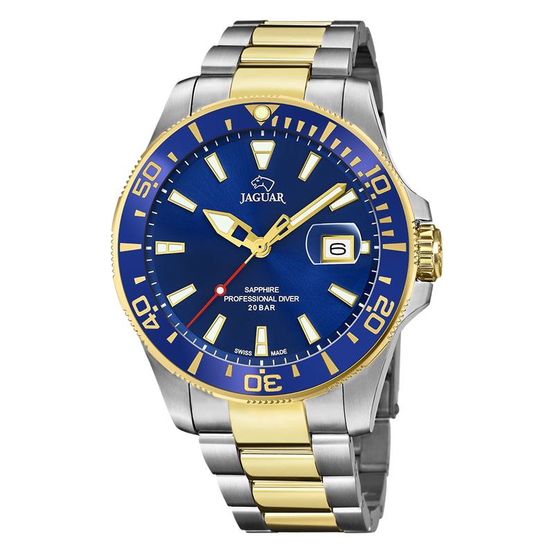 Jaguar Executive Meerfarbene Uhr J863-C-zoom-