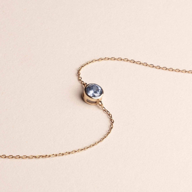 Violet Hamden Venus 925 Sterling Silbernes Vergoldetes Armband mit Geburtsstein VH320010-NOV-zoom-